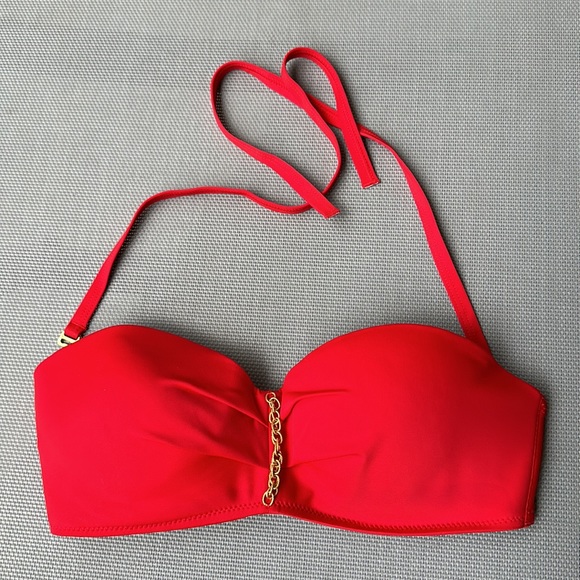 Red Swimsuit. Two pieces. Size-S. Excellent condition - Picture 2 of 8